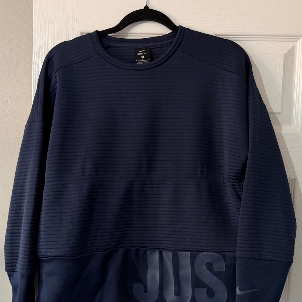 Nike Men's Dark Blue Crewneck Sweater